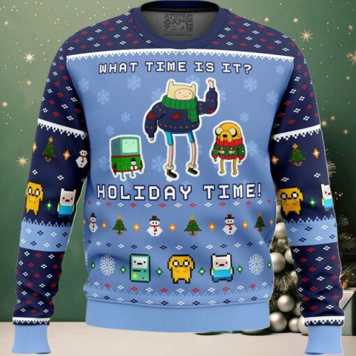 Adventure Time Christmas Time Ugly Christmas Sweater
