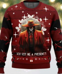 Alucard Hellsing Ugly Christmas Sweater