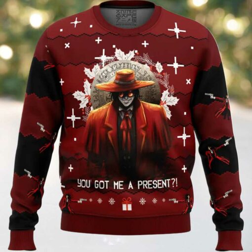Alucard Hellsing Ugly Christmas Sweater
