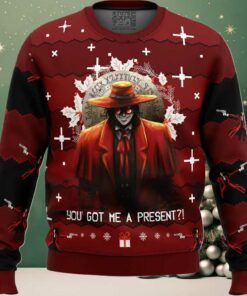 Alucard Hellsing Ugly Christmas Sweater