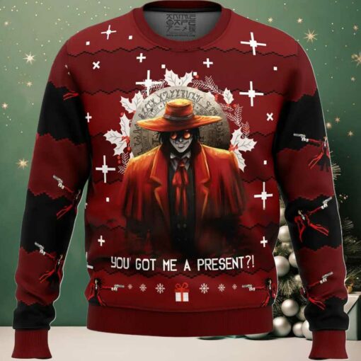 Alucard Hellsing Ugly Christmas Sweater