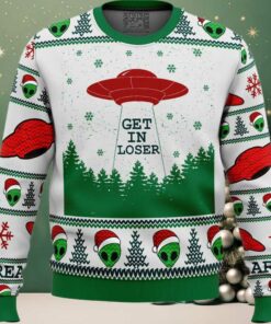 Area 51 Get in Loser Ugly Christmas Sweater