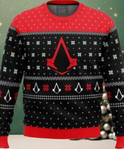 Assassins Creed Assassin Insignia Symbol Ugly Christmas Sweater