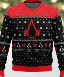 Assassins Creed Assassin Insignia Symbol Ugly Christmas Sweater