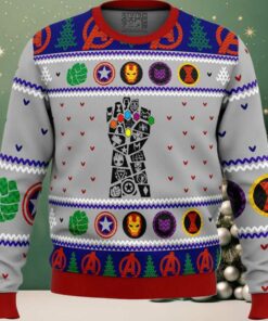 Avengers Gauntlet Ugly Christmas Sweater
