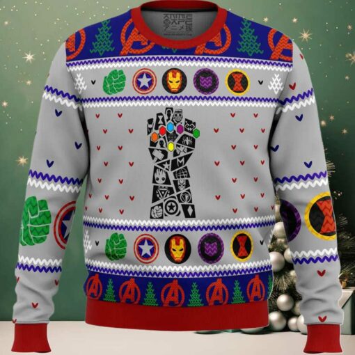 Avengers Gauntlet Ugly Christmas Sweater
