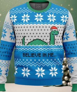 Believe in me…Nessie Ugly Christmas Sweater