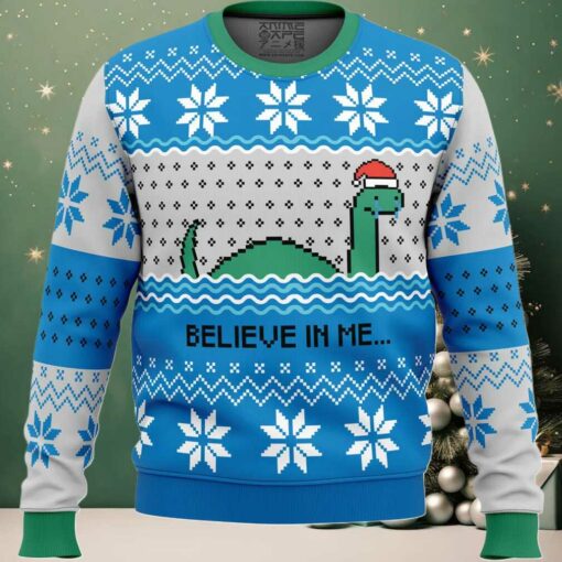 Believe in me…Nessie Ugly Christmas Sweater