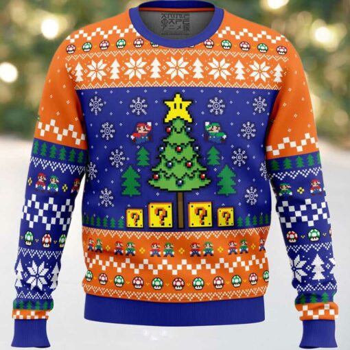 Bros Christmas Mario Bros Ugly Christmas Sweater