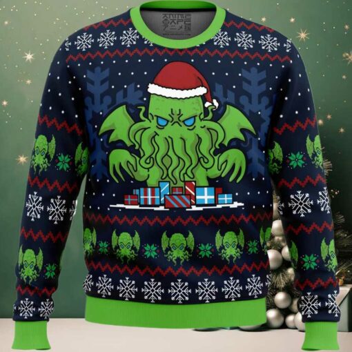Call Of Christmas Cthulhu Ugly Christmas Sweater