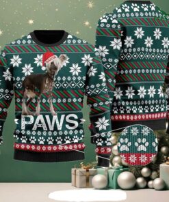 Chinese Crested Santa Printed Christmas Ugly Sweater