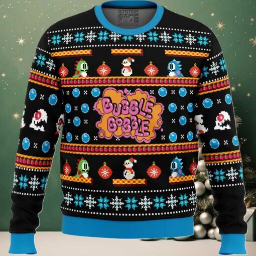 Christmas Bubble Bobble Ugly Christmas Sweater
