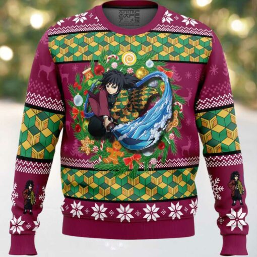 Christmas Giyuu Tomioka Demon Slayer Ugly Christmas Sweater