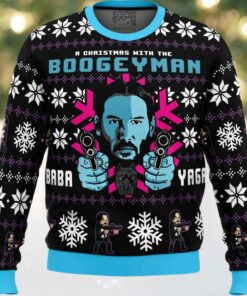 Christmas with the Boogeyman John Wick Ugly Christmas Sweater
