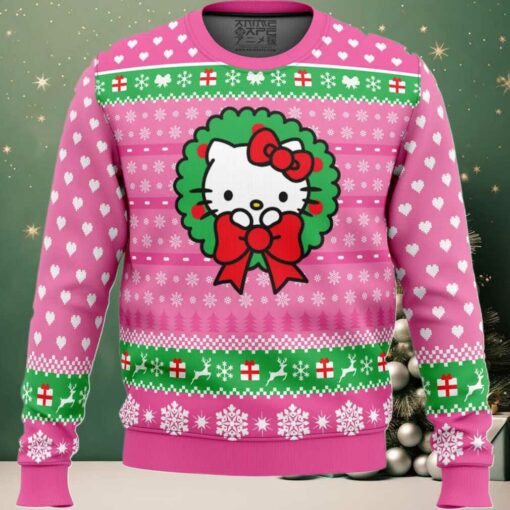 Cute Christmas Hello Kitty Ugly Christmas Sweater
