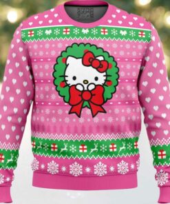 Cute Christmas Hello Kitty Ugly Christmas Sweater