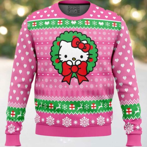 Cute Christmas Hello Kitty Ugly Christmas Sweater