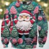Funny Mona Lisa Ugly Sweater Christmas 2025