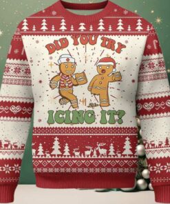 Did You Try Icing It Nurse Christmas Ugly Sweater