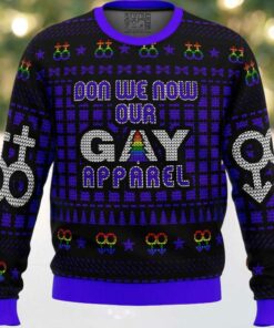 Don We Now Our Gay Apparel LGBT Ugly Christmas Sweater