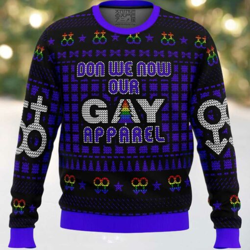 Don We Now Our Gay Apparel LGBT Ugly Christmas Sweater