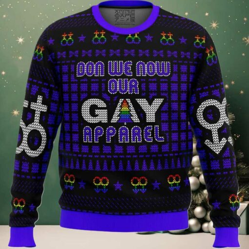 Don We Now Our Gay Apparel LGBT Ugly Christmas Sweater