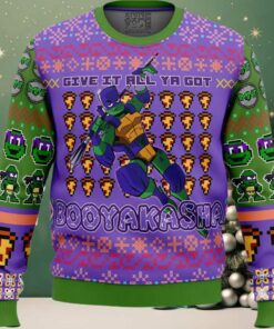 Donatello Rise of the Teenage Mutant Ninja Turtles Ugly Christmas Sweater
