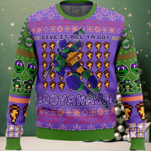 Donatello Rise of the Teenage Mutant Ninja Turtles Ugly Christmas Sweater