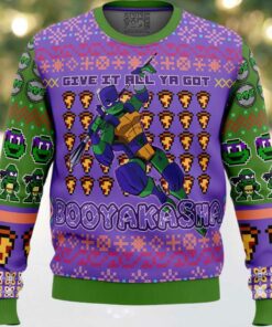 Donatello Rise of the Teenage Mutant Ninja Turtles Ugly Christmas Sweater
