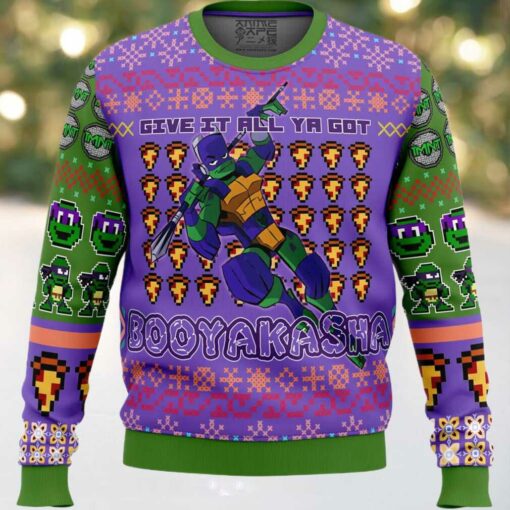 Donatello Rise of the Teenage Mutant Ninja Turtles Ugly Christmas Sweater