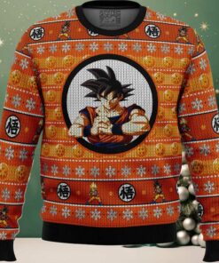 Dragon Ball Z Son Goku Ugly Christmas Sweater