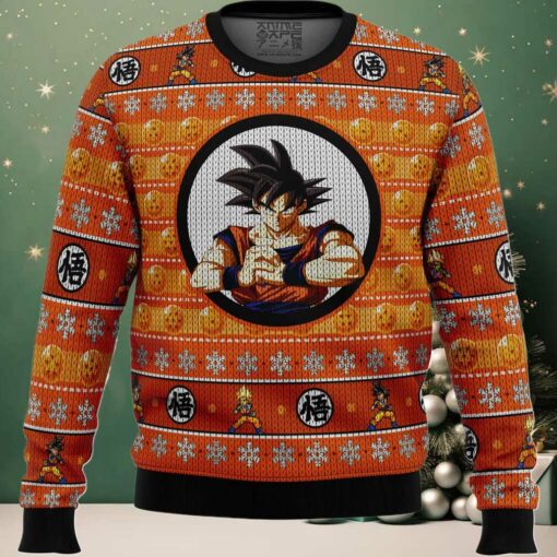 Dragon Ball Z Son Goku Ugly Christmas Sweater