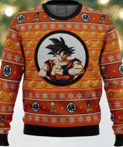 Dragon Ball Z Son Goku Ugly Christmas Sweater