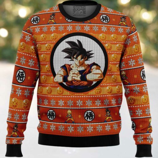 Dragon Ball Z Son Goku Ugly Christmas Sweater