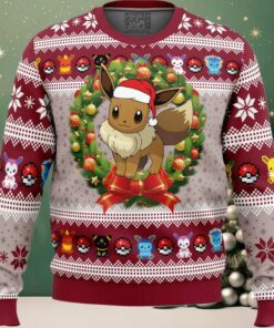 Eevee Christmas Pokemon Ugly Christmas Sweater