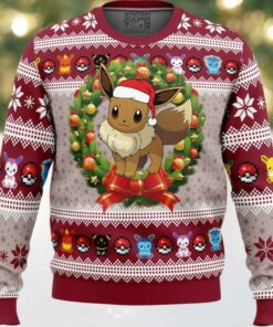 Eevee Christmas Pokemon Ugly Christmas Sweater
