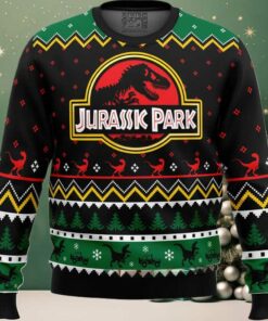 Ethics of Cloning Jurassic Park Ugly Christmas Sweater