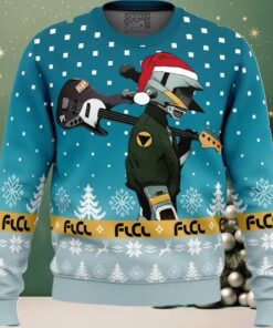 FLCL Canti Saw Christmas Tree Ugly Christmas Sweater