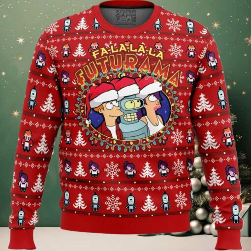 Fa La La La Futurama Ugly Christmas Sweater