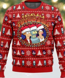 Fa La La La Futurama Ugly Christmas Sweater