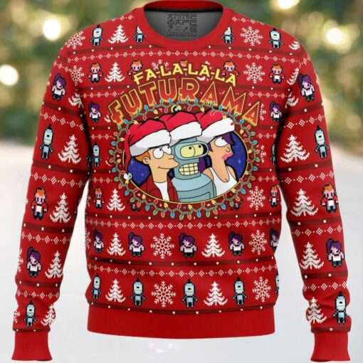 Fa La La La Futurama Ugly Christmas Sweater