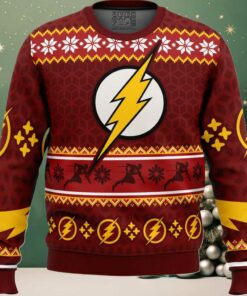 Fast Christmas The Flash DC Comics Ugly Christmas Sweater