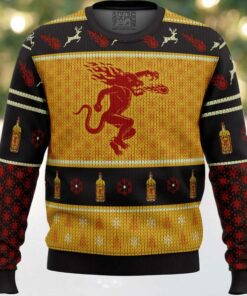Fireball Cinnamon Whisky Ugly Christmas Sweater