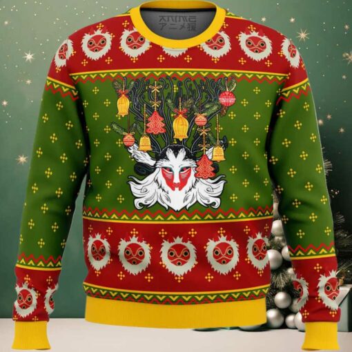 Forest Spirit Princess Mononoke Ugly Christmas Sweater