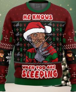 Fred Claws Christmas Freddy Krueger Ugly Christmas Sweater
