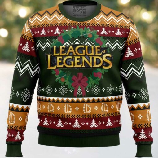 Game on Christmas League of Legends Ugly Christmas Sweater