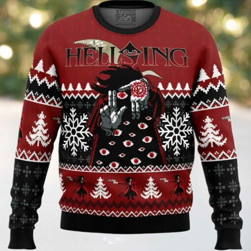 God With Us Hellsing Ugly Christmas Sweater