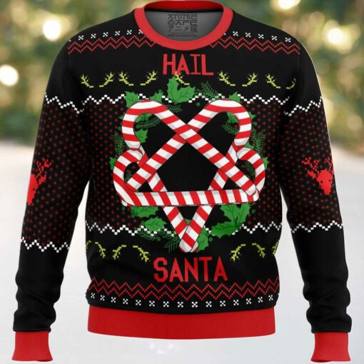 Hail Santa Ugly Christmas Sweater