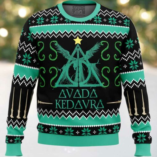 Harry Potter Avada Kedavra Ugly Christmas Sweater