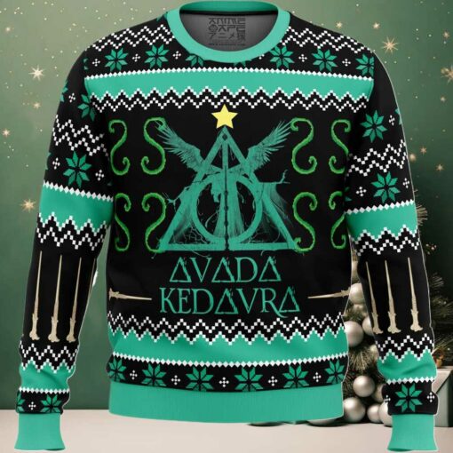 Harry Potter Avada Kedavra Ugly Christmas Sweater